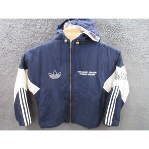 Vintage 90s MIDDLEBURY COLLEGE Women's Soccer ADIDAS Full Zip Medium Jacket